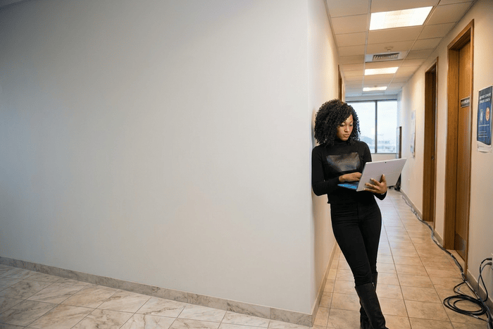 Nigerian tech instructor teaching